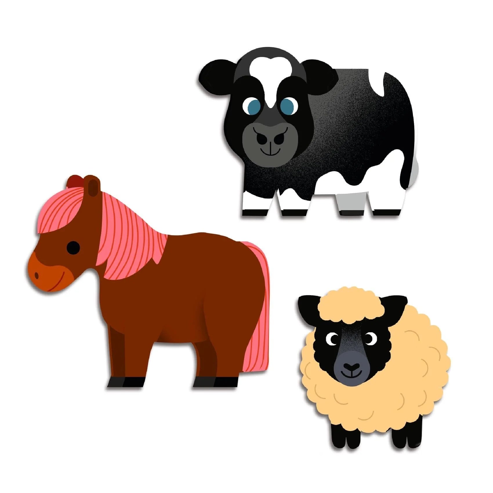Stickers animales de la granja
