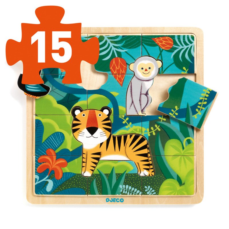 Puzzle Madera Jungle