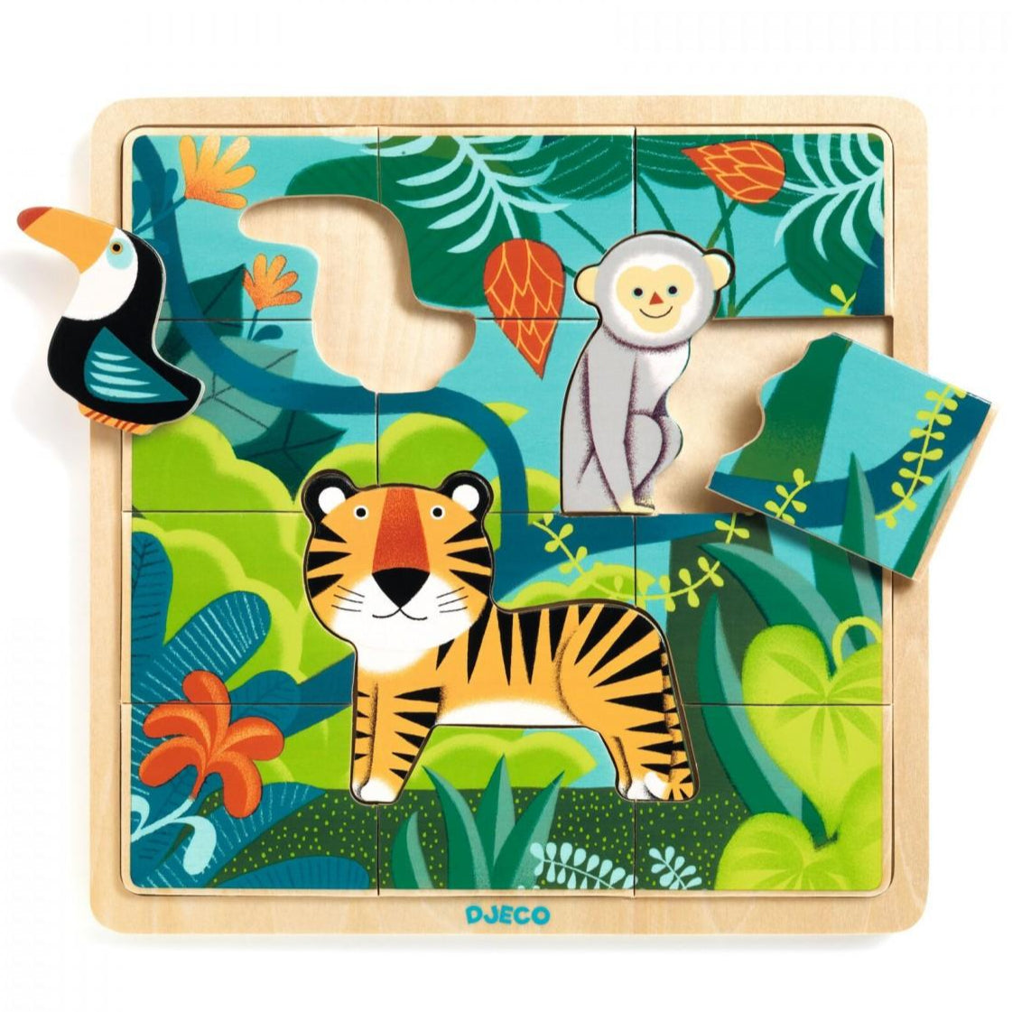 Puzzle Madera Jungle