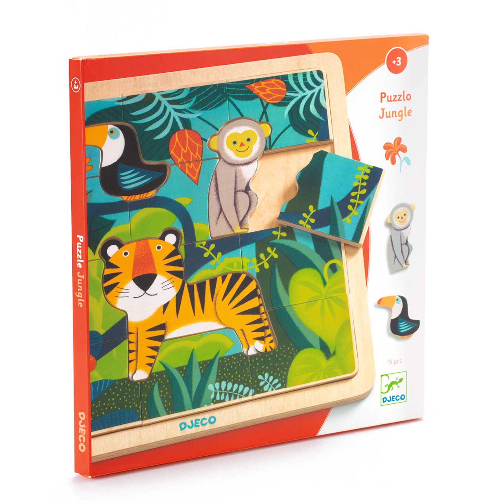 Puzzle Madera Jungle