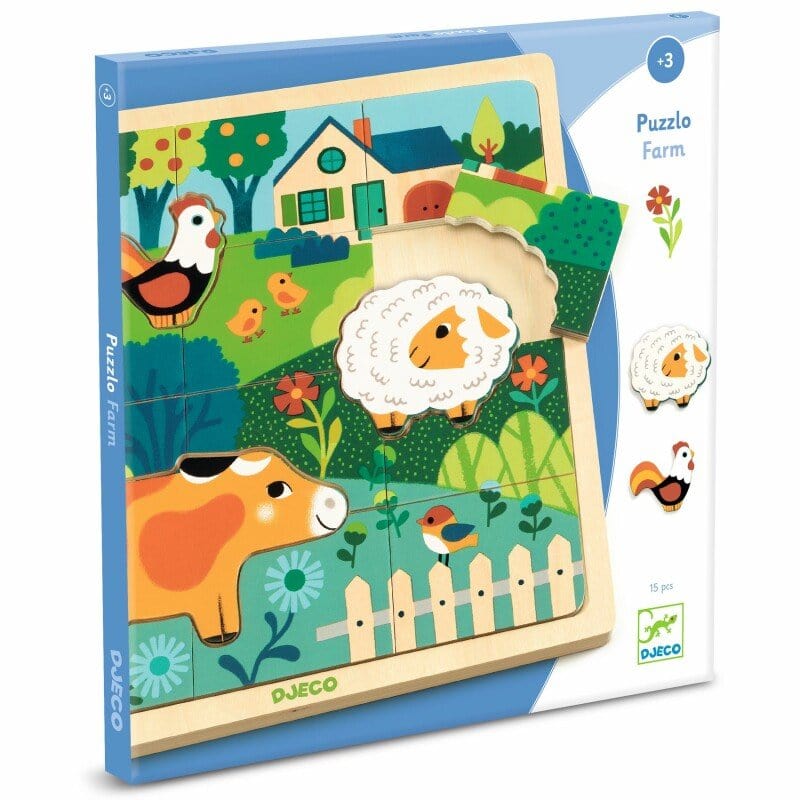 Puzzle de la Granja 15 piezas