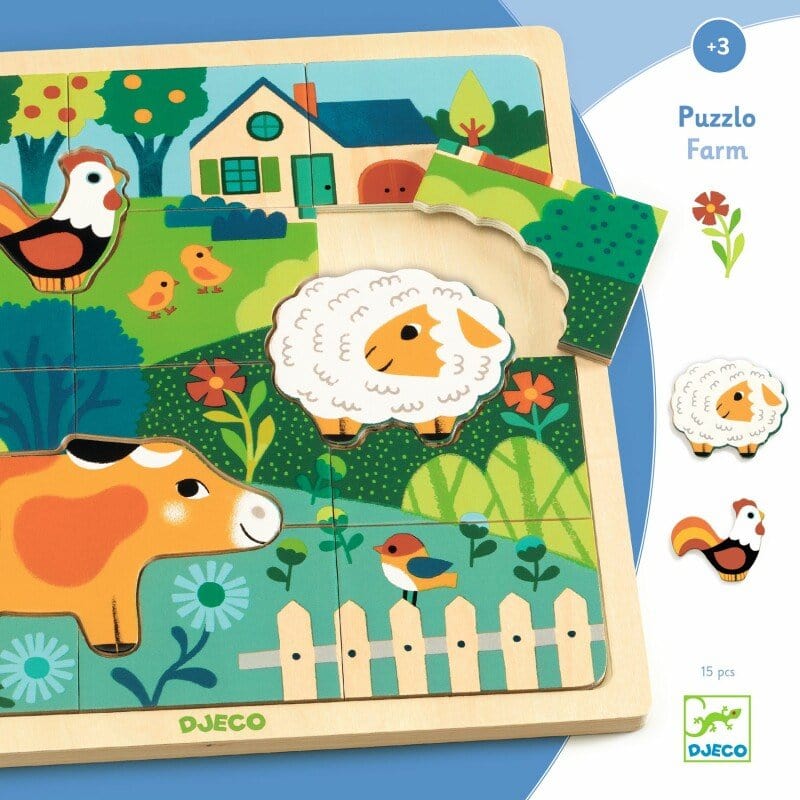 Puzzle de la Granja 15 piezas