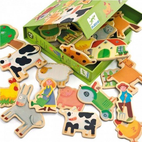 Juego Madera Magnético Farmix