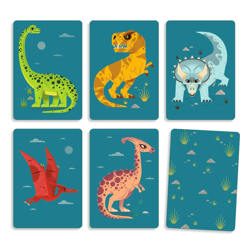 Juego de Cartas Dinosaurio