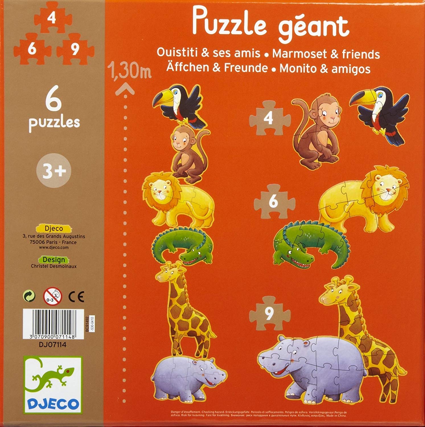 Puzzle Gigante Marmoset and Friends