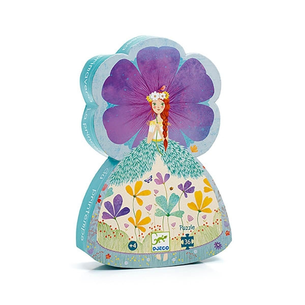 Puzzle Silueta The Princess of Spring 36 piezas