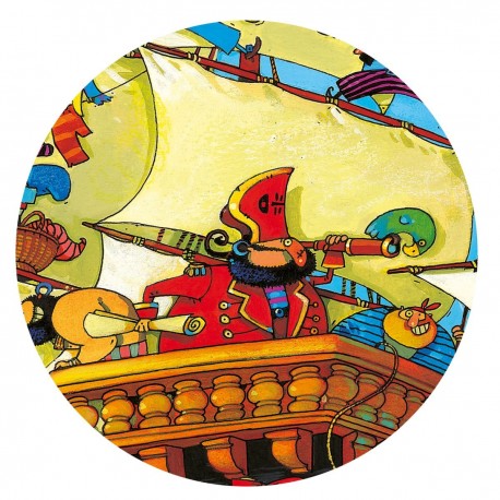 Puzzle Barco Barbarossa 54 piezas