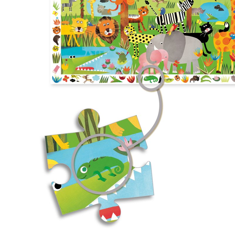 Puzzle Observación Jungla 35 piezas