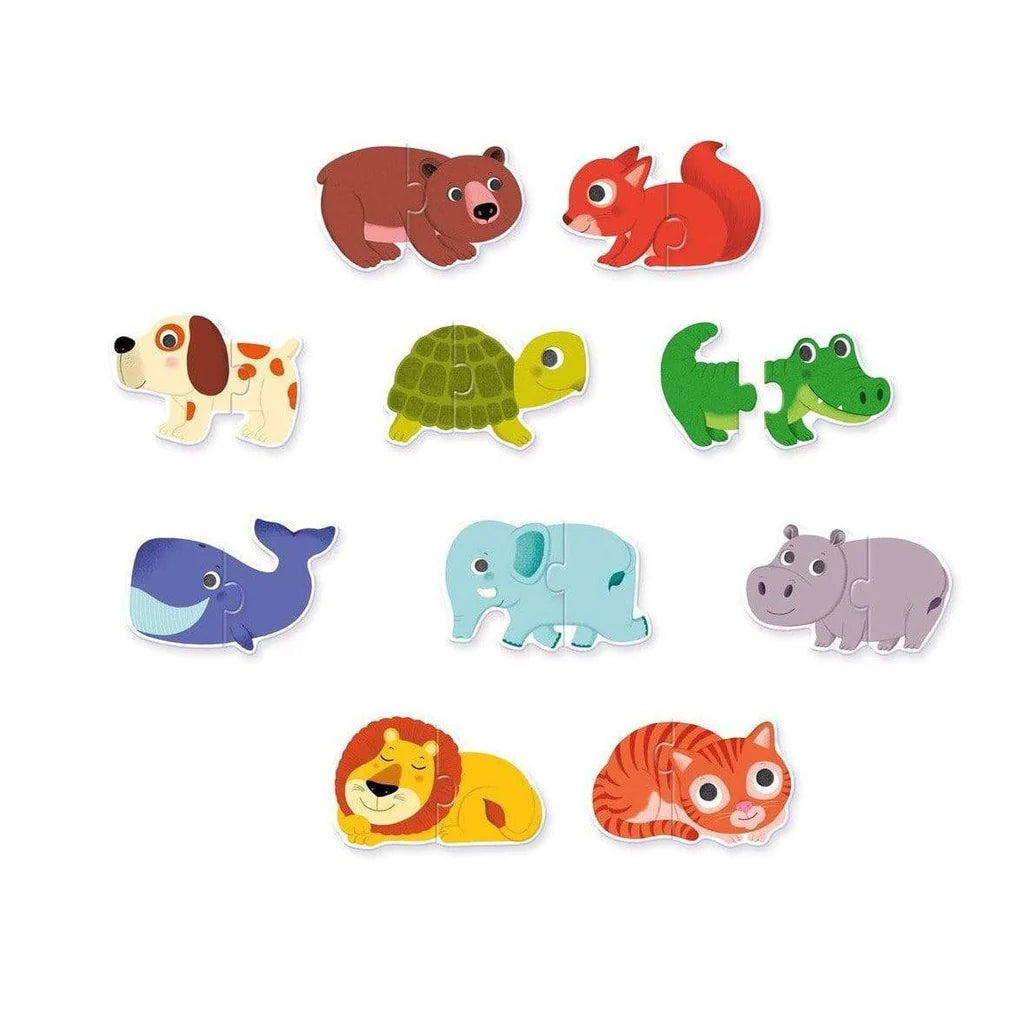 Puzzle Duo Animals - Djeco