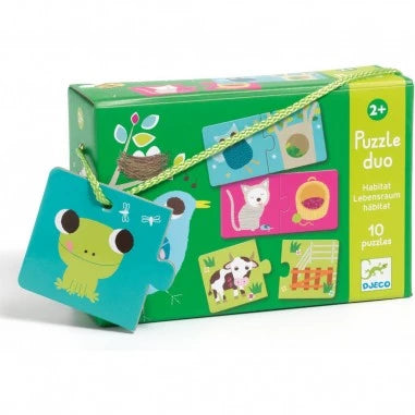 Puzzle Educativo Hábitat