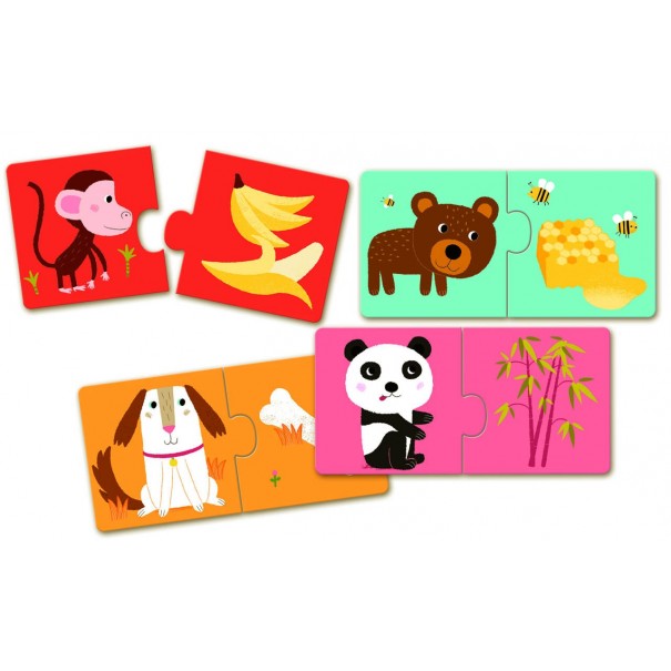 Puzzle Educativo Comida Lista