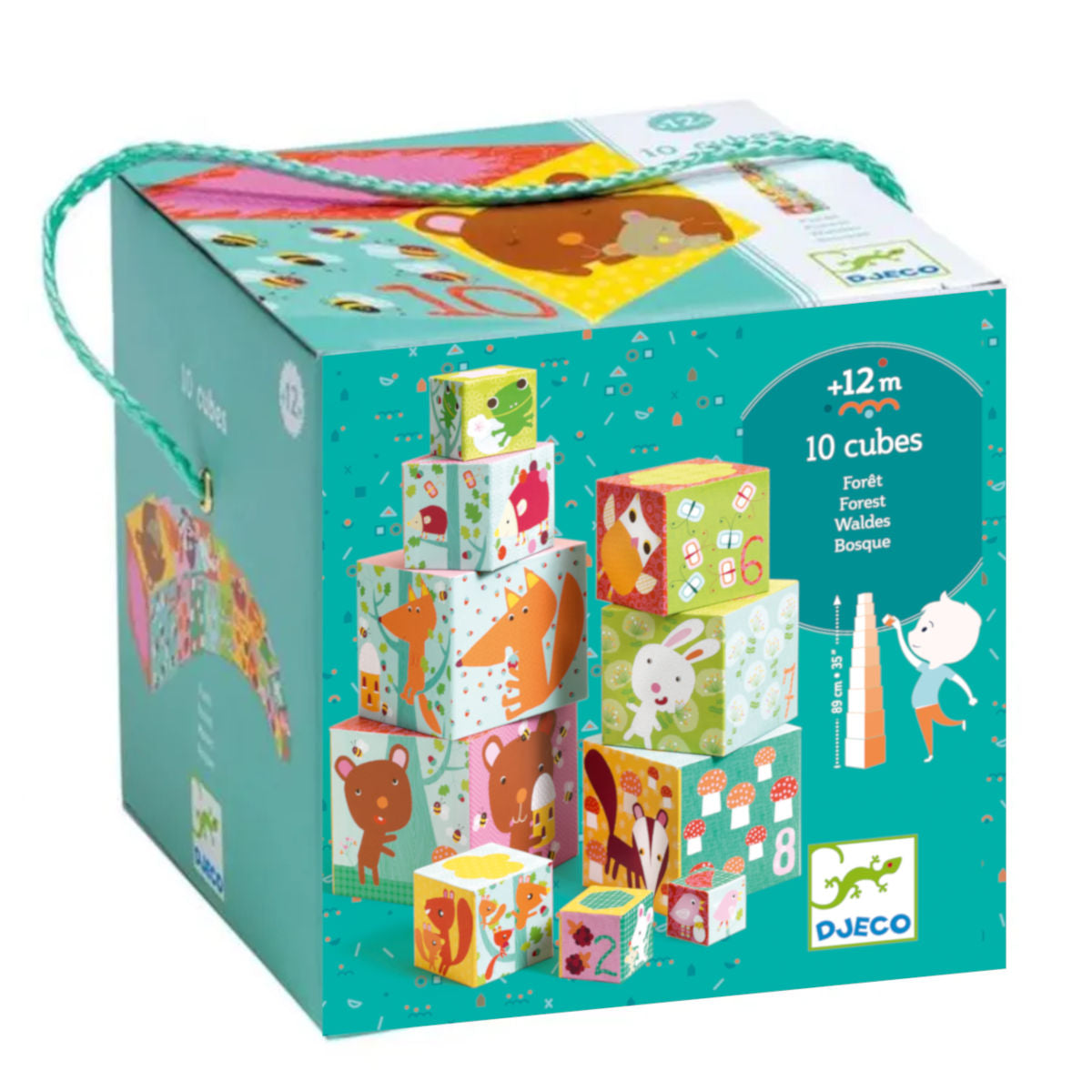 Cubos Apilables Bosque 10 piezas