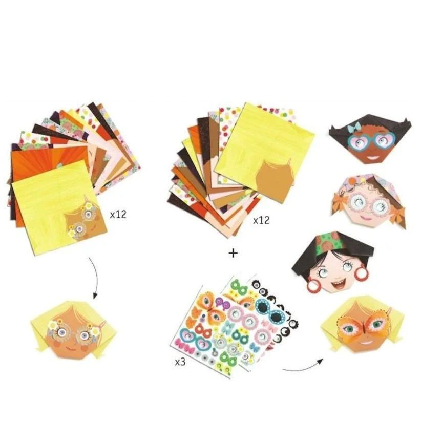 Origami de Caras Bonitas