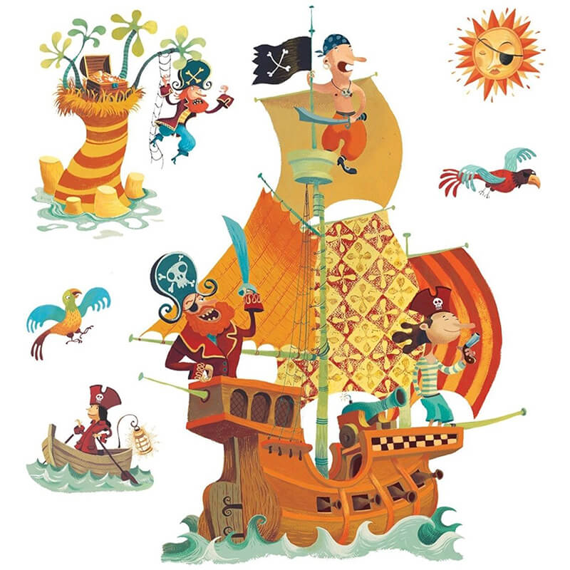Stickers Piratas