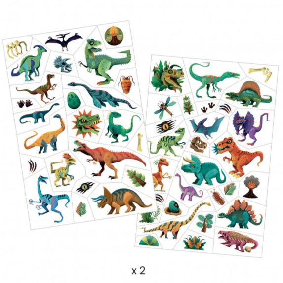 Tatuajes Temporales Dino