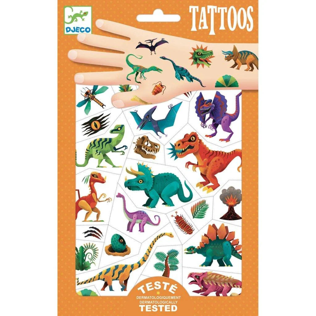 Tatuajes Temporales Dino