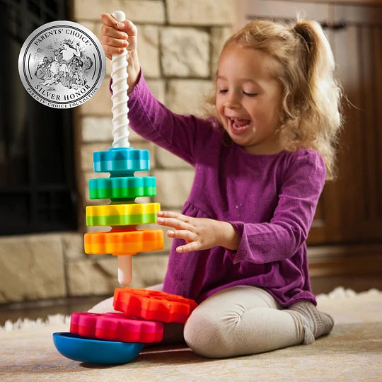 Juego de construcción y encaje sensorial Spinagain