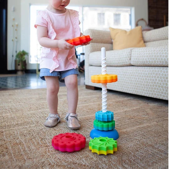 Juego de construcción y encaje sensorial Spinagain