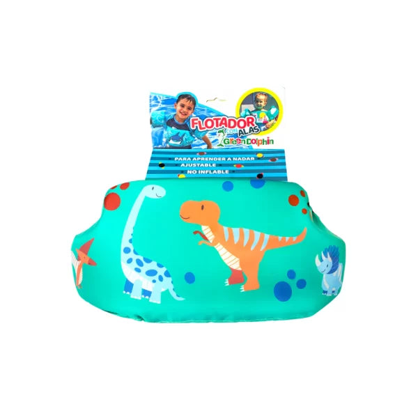 Flotador con Alitas Dinosaurio Verde