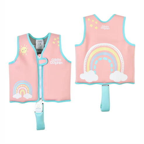 Chaleco Flotador Infantil Arcoíris Palorosa 19 a 30 kg