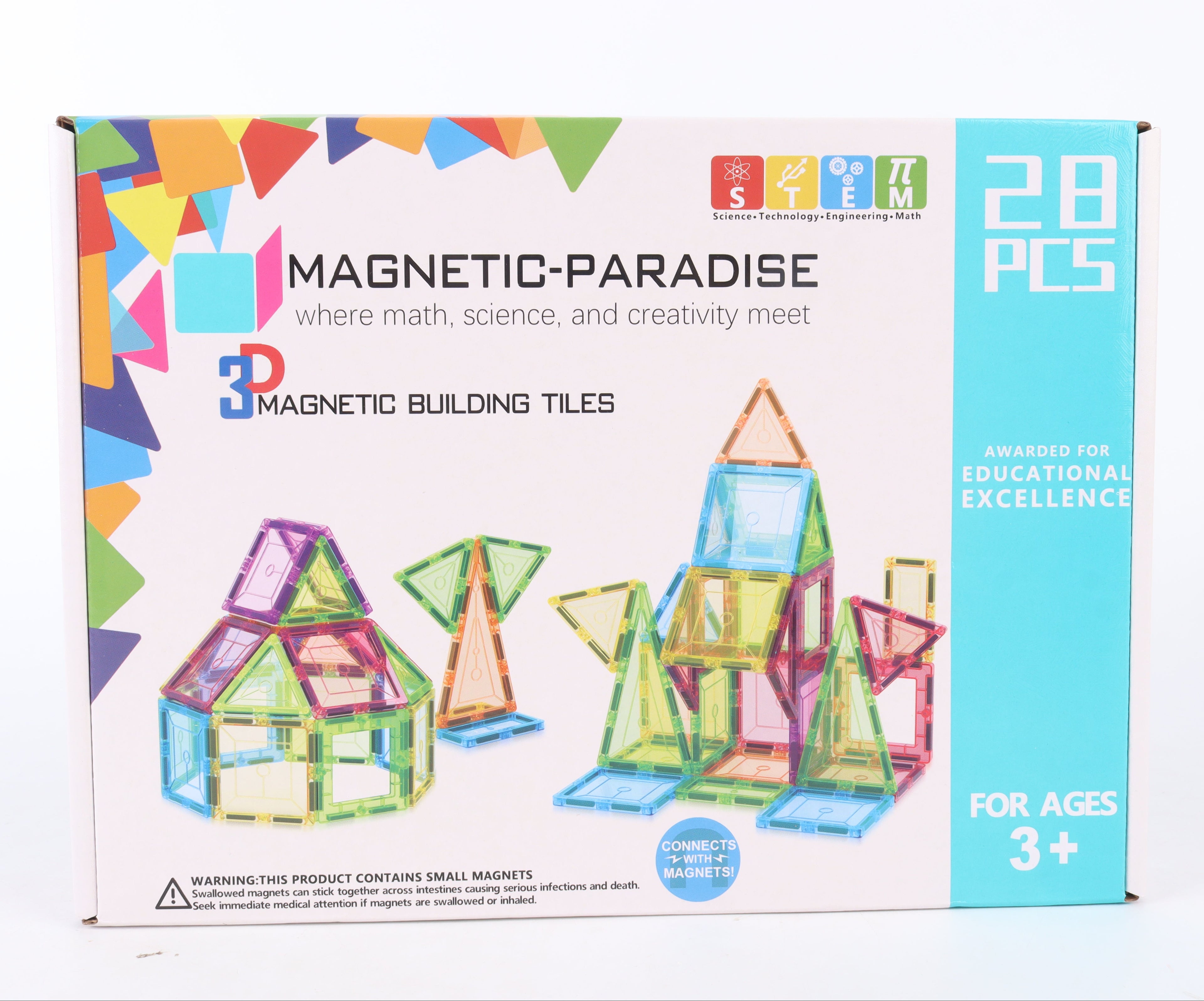 Bloques Magnéticos. 28 Piezas