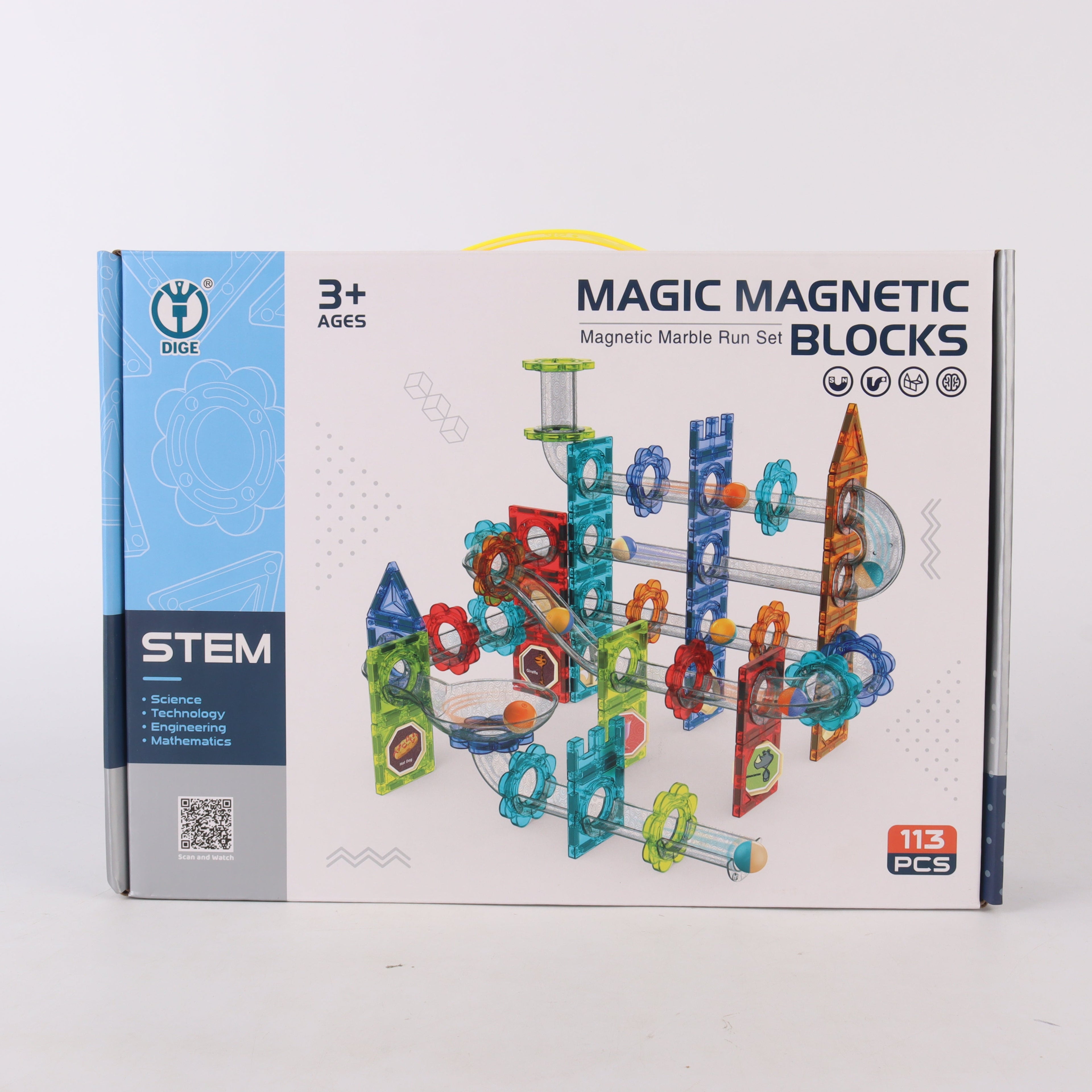 Bloques Magnéticos Tobogán. 113 Piezas