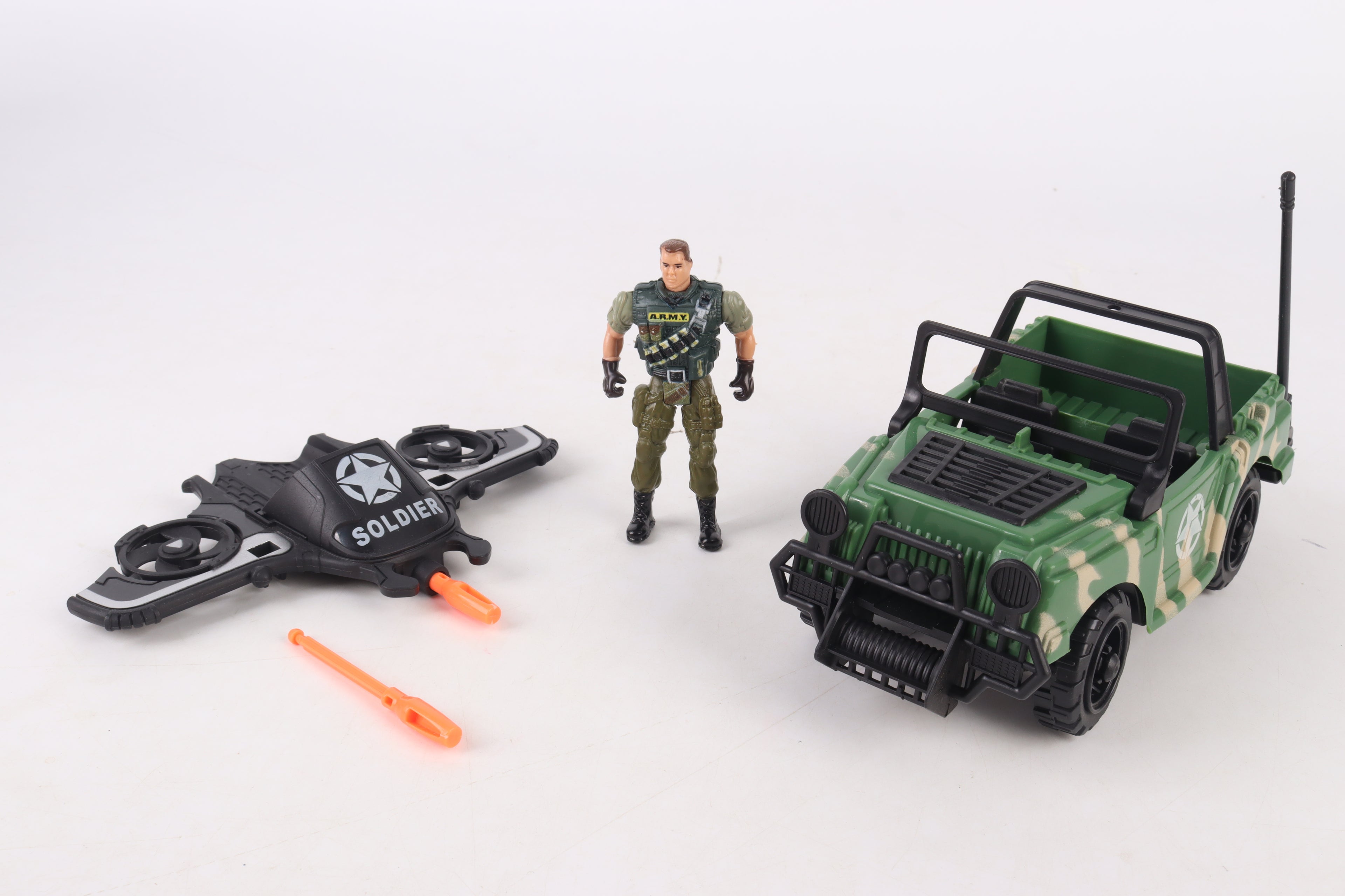 Auto Militar con Lanzaproyectiles