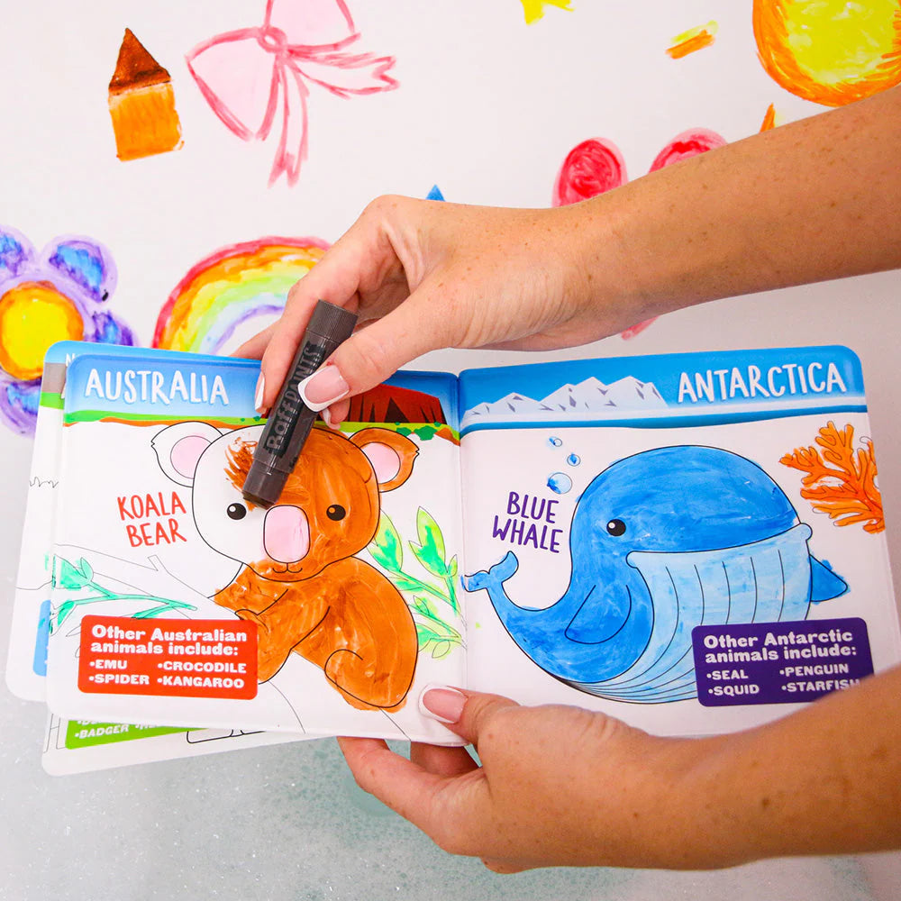 Kit Pinturas para la Tina con Libro para Colorear