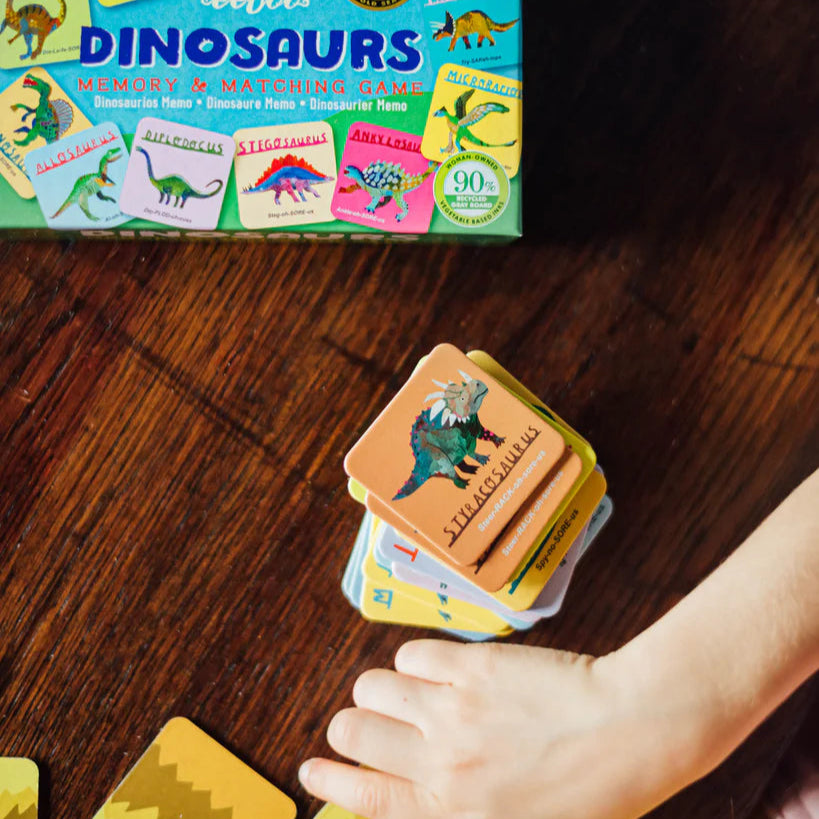 Juego pequeño memorice dinosaurios