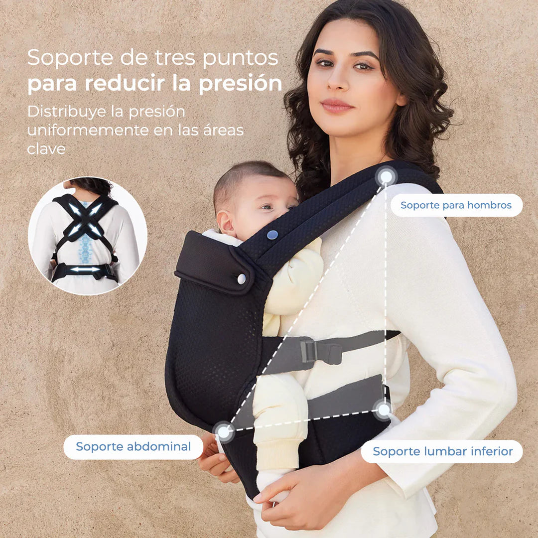 Portabebe Malla 3 en 1 Black