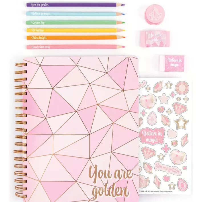 Set de Cuaderno de Dibujo – Golden