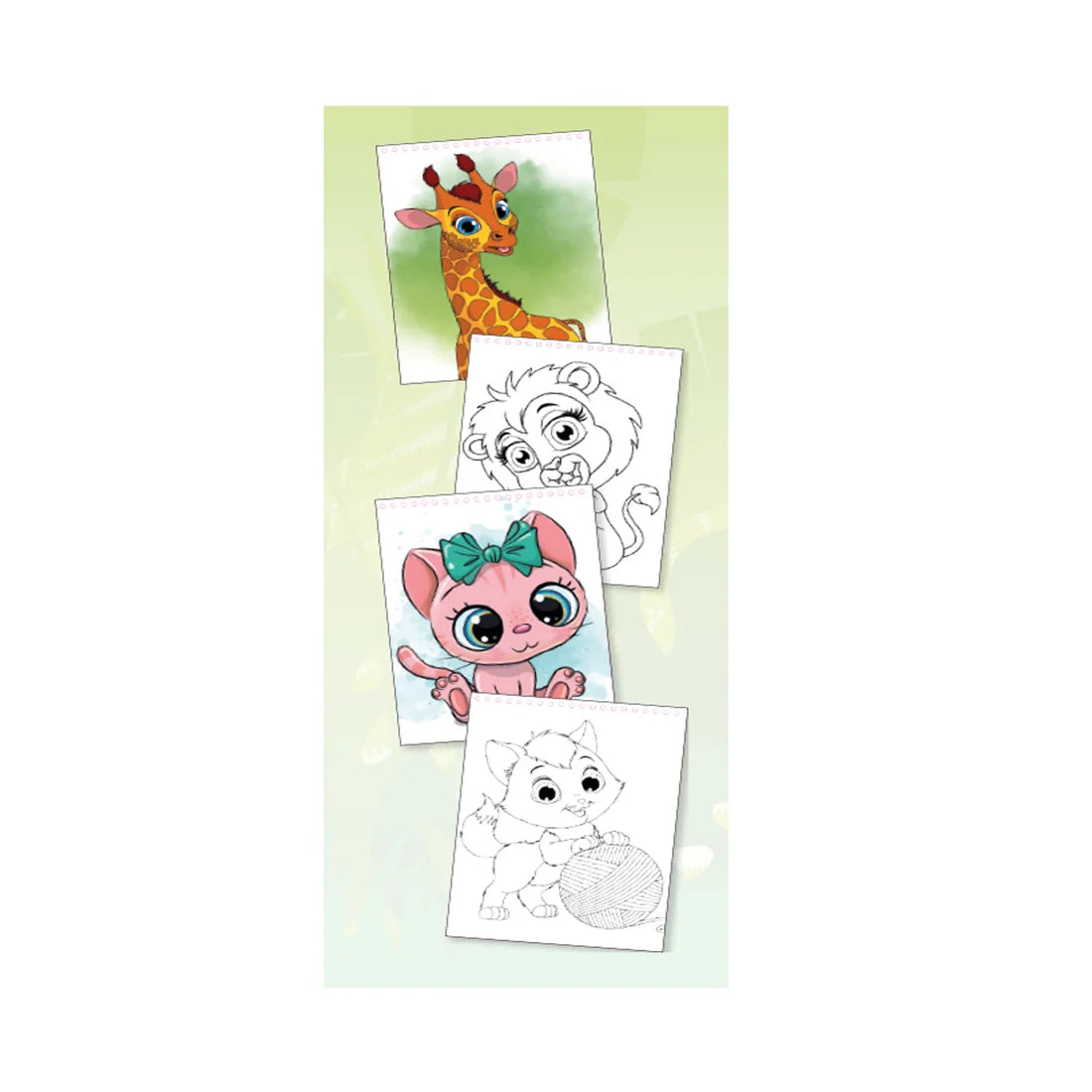 Libro de Actividades con Cinta Adhesiva Gatitos