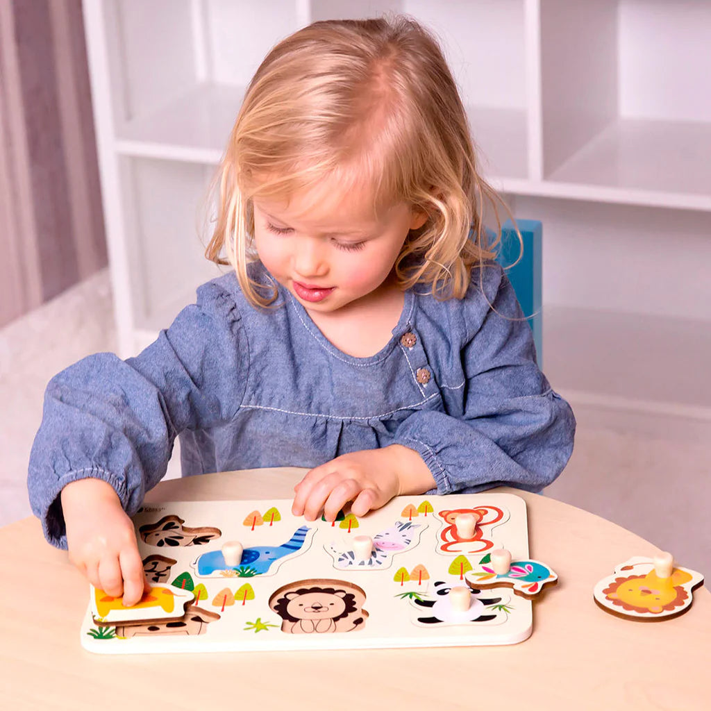 Puzzle de Madera Animales Zoo