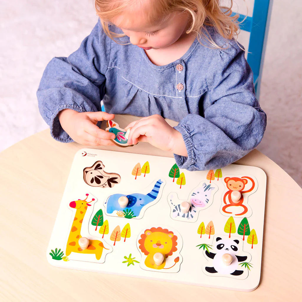 Puzzle de Madera Animales Zoo