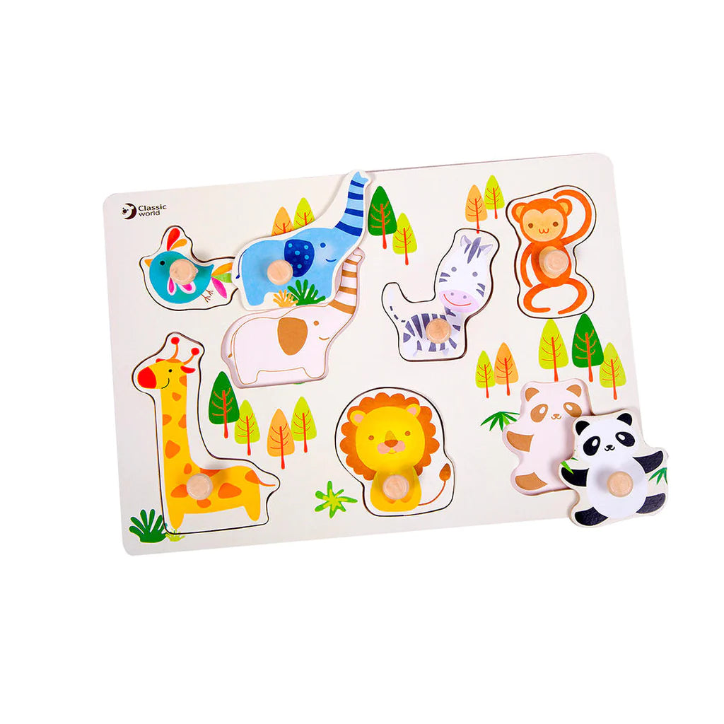 Puzzle de Madera Animales Zoo