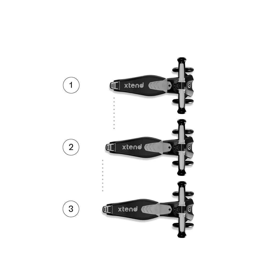 Xtend Ride-on 3 en 1 Cool Grey (1-12 años)
