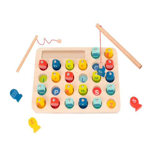 Juego de Pesca Magnético con Alfabeto