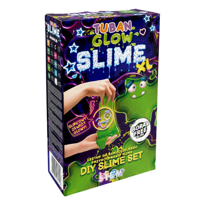 Kit hazlo tu mismo. Slime Brilla en la oscuridad XL