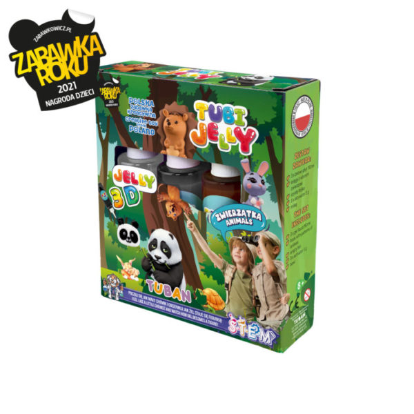 Set Tubi Jelly 3 colores – Animales