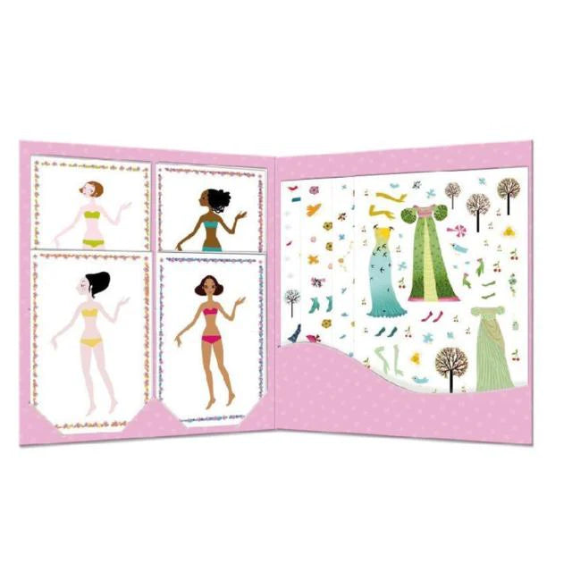 Stickers y Muñecas de Papel Reutilizables