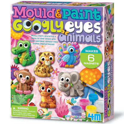 Moldea Pinta Animales Ojos Móviles