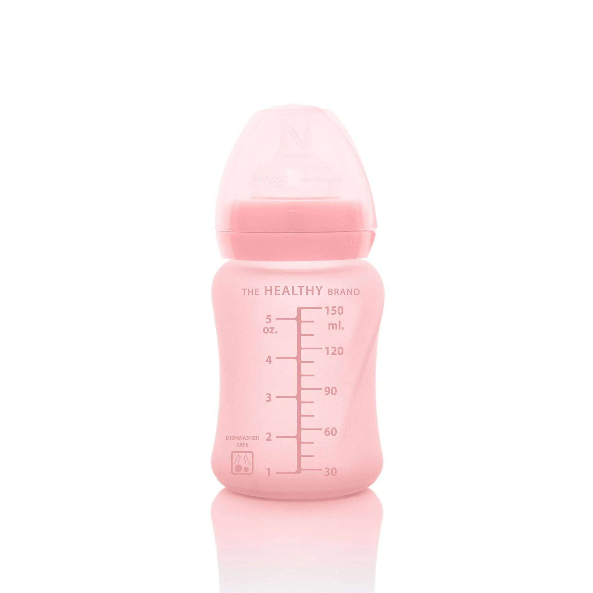 Mamadera de vidrio Healthy 150 ml - Rosado