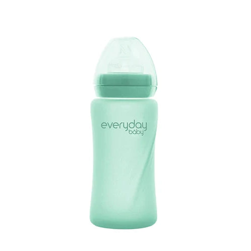 Mamadera de vidrio Healthy 240 ml - Verde