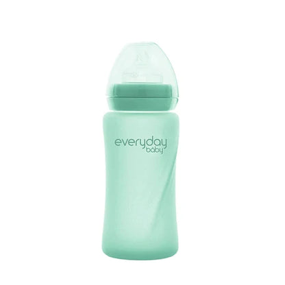 Mamadera de vidrio Healthy 240 ml - Verde