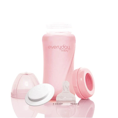 Mamadera de vidrio Healthy 240 ml - Rosado