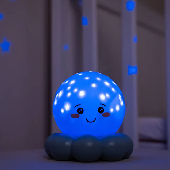 Luz nocturna Pulpo Twinkles to go Azul