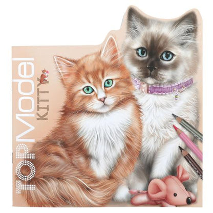 Libro para Colorear Kitty con stickers