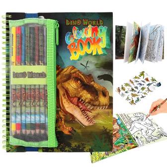 Libro para colorear con lápices de colores