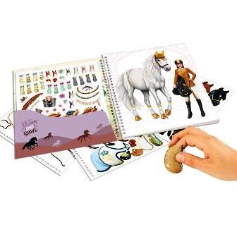 Cuaderno con Stickers Creando el Mundo de los Caballos