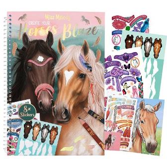 Crea tus Caballos Blaze Pinta y Pega Stickers